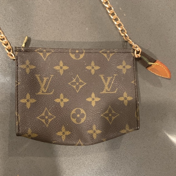 Authentic monogram LV Louis Vuitton Pochette - Picture 2 of 7